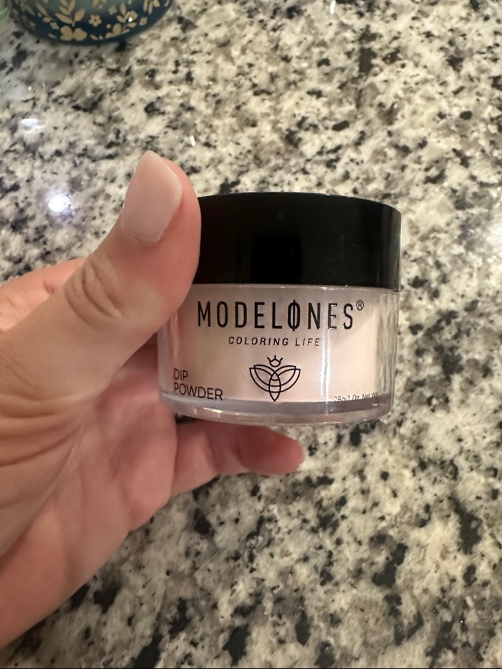 Pink Dip Powder Nail Powder modelones 68